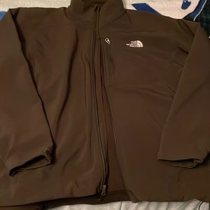 Dark brown apex the north face jacket